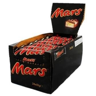 CHOCOLATE MARS - CAIXA 24 UNIDADES
