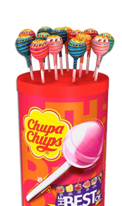 CHUPA CHUPS - CAIXA 100 UNIDADES