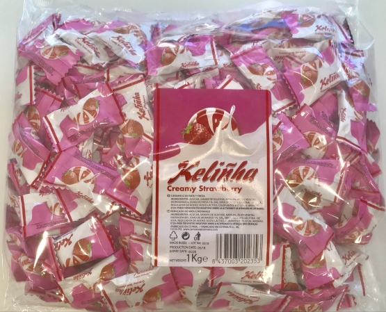 REBUÇADOS KELINHA MORANGO - SACO 1KG