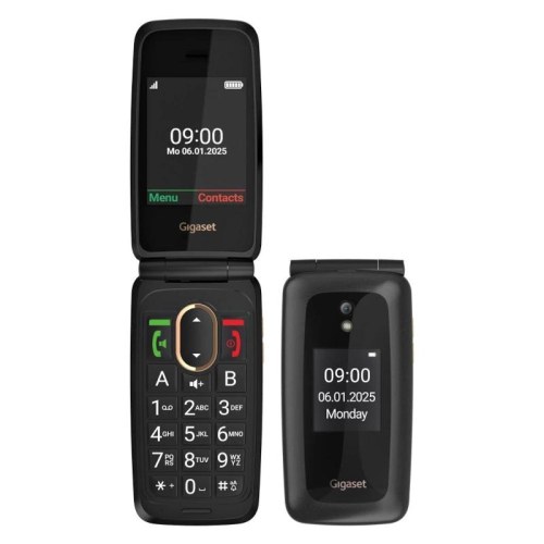 Gigaset Móvil Senior GL795 4G 2.31" Negro + Base